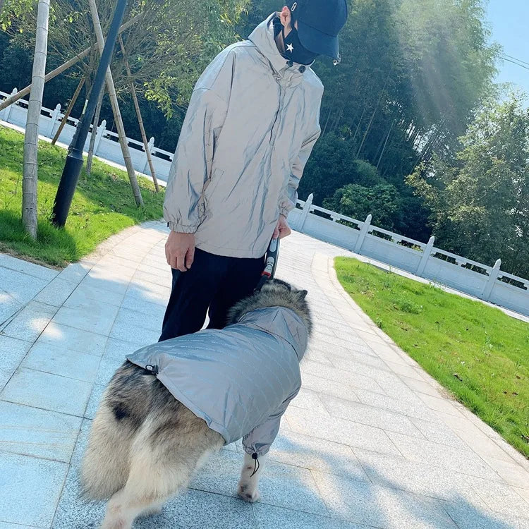 Pet Clothes  Pets Acessorios  Dog Clothing  Dog Costume Parent-child Wear Spring and Autumn One Color Eight Sizes