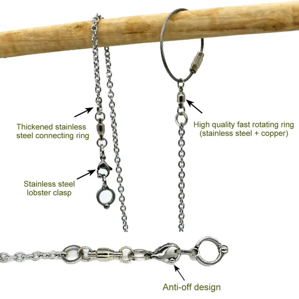 Foot Ring for Pet Parrot, Foot Chain, Foot Ring, Flying Training, Activity Opening, Stand Accessories, Bird Supplies