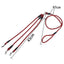 Dog Leashes 3 in 1 Nylon Pet Traction Rope 3 Way Dog Lead Leash for Three Small Dogs Cats Outdoor Walking Multiple Puppy Leash
