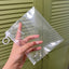 Clear Zipper Storage Bag Durable Travel Storage Bag Socks Stationery jewelry bag Waterproof Zipper Lock Self Seal Portable bag