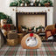 Christmas Winter Cat Cave Bed Dog Tent Christmas Reindeer Tent Washable Removable Cushion for Indoor Small Dogs And Cats