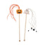 Cat Toy Cat Teaser Sticks Halloween Cat Stick Tassel Cat Stick Cute Cat Toy Halloween Pet Supplies