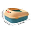 Large Cat Pan Cat Litter Pan Cat Litter Pan Cat Litter Container For Poop Large Cat Pan Litter Container With Scoop High Sided