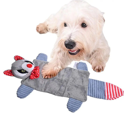 Stuffless Squeaky Dog Toys Interactive Plush Puppy Chew Toys With Squeakers Crinkle Interactive Toy No Stuffing With Squeakers