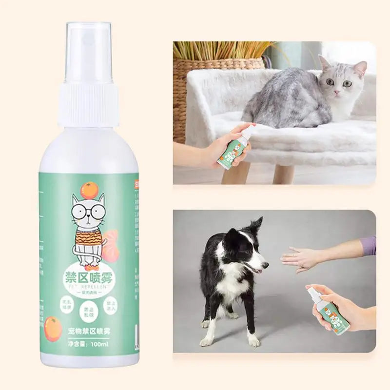 Keep Off Cat Spray 100ml Citrus Cat Anti Scratch Training Aid Safe For Plants Floors Carpets Furniture Sofas Rugs Curtains