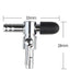 Aquarium 1-8 Way Air Splitter Valve Fish Tank Air Pump Flow Splitter Distributor Pump Valve Tap Lever Control Switch Valve