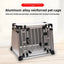 Pet cage, car aviation dog cage air freight Thickened ventilated aluminum firm dog cat large cage