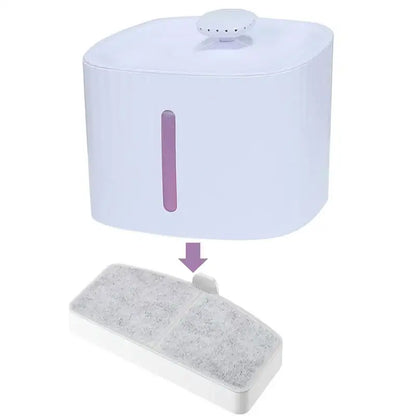 Cat Water Fountain Filter 10 Pack Fountain Filter Replacement Activated Carbon Pet Rectangular Water Circulation Filter Element