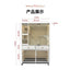 Cat villa solid wood cat and dog integrated combination display cage space type foster cage with toilet kennel