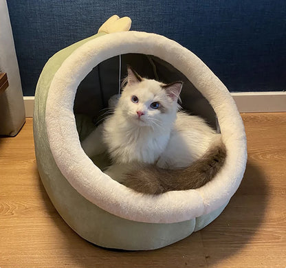 Washable pet lounger cushions, cat mat beds, warm and soft baskets, cozy warm cat kennels, house tents, small pet dogs, winter