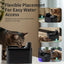 2.2L Cat Water Fountain Battery Operated Automatic Pet Water Fountain with Motion Sensor Dog Water Dispenser Cat Accessories