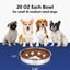 Dog Food Bowl Anti Rust Cat Food Bowl Oven Fridge Safe Pet food Container Dish for Small Medium Size Dogs for Indoor Outdoor
