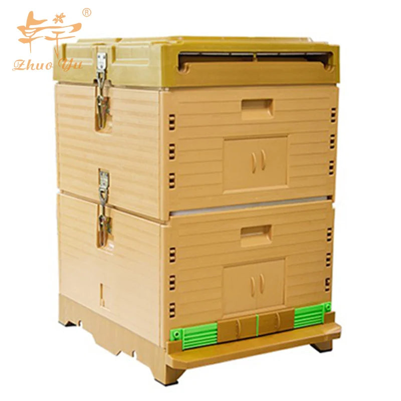 Beekeeping Equipment Plastic Polystyrene  Bee Hives Langstroth Plastic Beehive For Apis Mellifera
