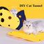 Pet Toy Cat Tunnel Can Be Spliced Paper Scratching Maze Drill Hole Cat Drill Channel Sleep and Play Together From The Hi