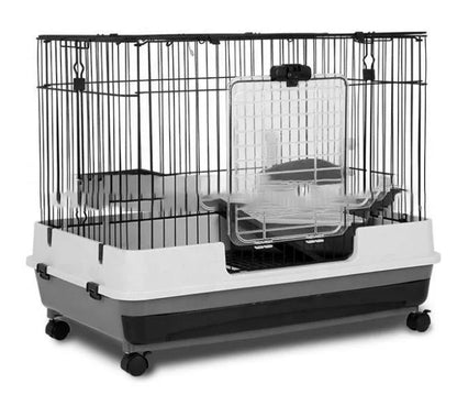 wholesale cheap large metal wire pet rabbit transport cage