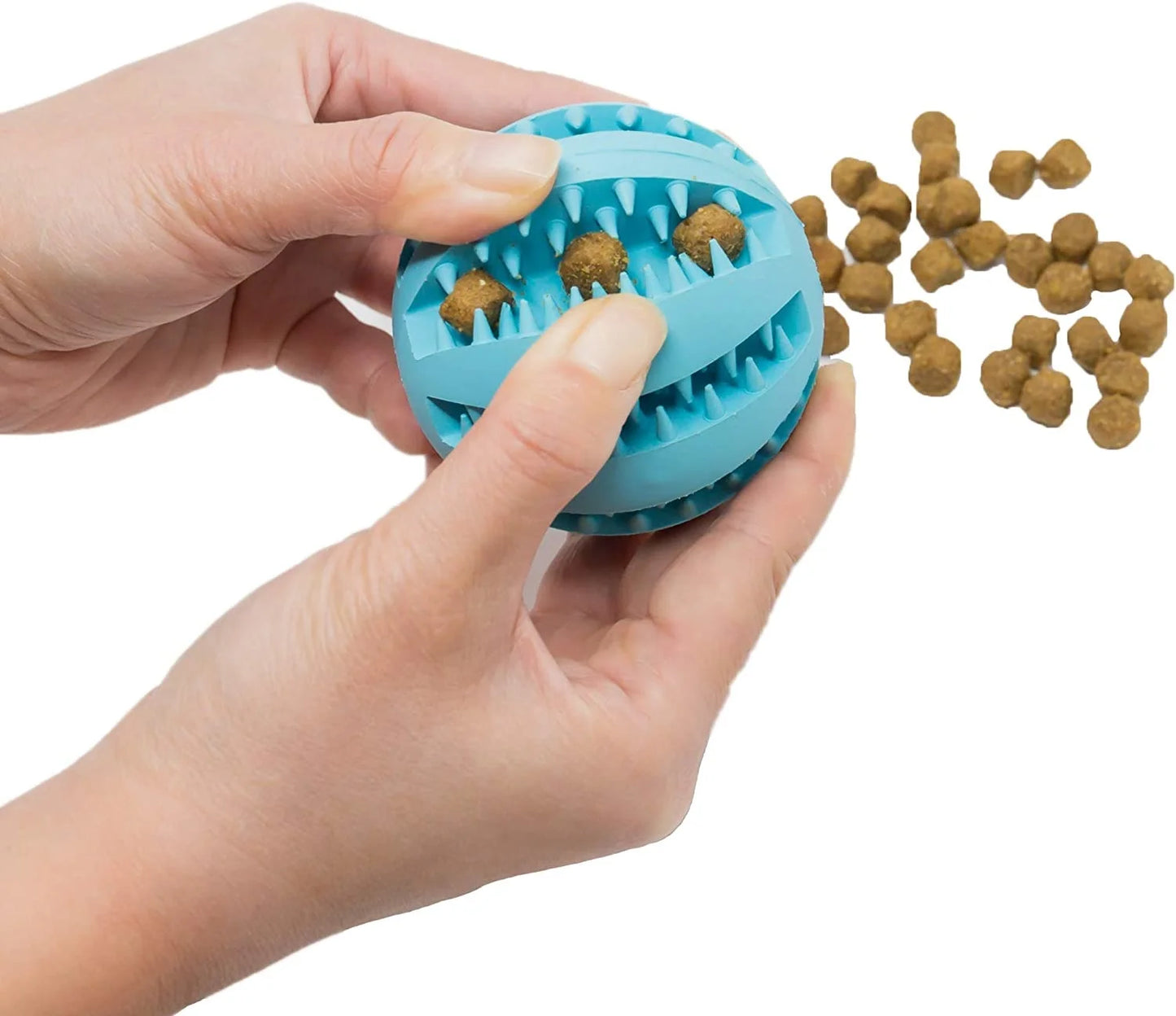 Silicone  Dog Toys Stretch Rubber Leaking Ball Funny Interactive Pet Tooth Cleaning Balls Bite Resistant Chew Toys
