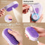 Pet Steamer Brush USB Rechargeable Cat Steamy Brush Dogs Cats Pet Hair Removal Self-Cleaning Comb for Long and Short Hair