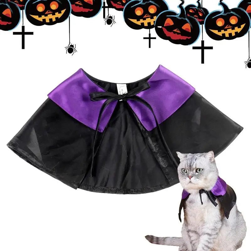 Pet Dog Cat Witch Hat Bandana Cosplay Prop Halloween Fancy Dress Costume Outfit Cat Costumes Photo Props Headwear