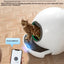 Automatic Self Cleaning Cat Litter Box Extra Large with APP LED Indicator Smart Health Monitor Litter Box English Version