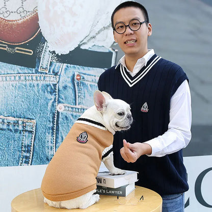 Winter Dog Fleece Sweaters For Large Medium Little Dogs Warm Small Dog Clothes Korea For French Bulldog Chihuahua Cute Pug York
