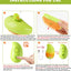 Cat Steam Brush, 3-In-1 Cat Steam Brush, Silicone Massage Beauty Brush, Cat And Dog Pet Hair Cleaning Brush Comb,Mango Shape