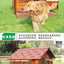 Outdoor Solid Wood Labrador Kennel Waterproof Small Medium Large Dog Cage Golden Retriever Teddy Kennel
