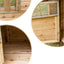 Large dog kennel Solid wood dog house Rainproof waterproof Four Seasons dog cage   Pet kennel Kennel