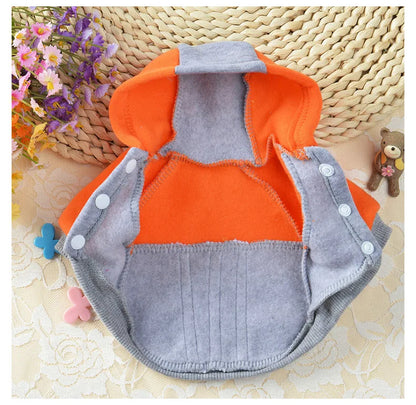 Winter Dog Hoodie Dog Clothes for Small Dog Puppy Clothes Bulldog Dog Coats and Jackets Dog Christmas Clothes Pet Supplies