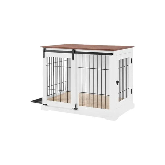 Unipaws sliding door cage high-end furniture wind pet cage medium and large dog house