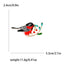 Enamel Bird Brooches for Women Rhinestone Sparrow Pins Magpie Badge Office Party Friend Gifts Accessories