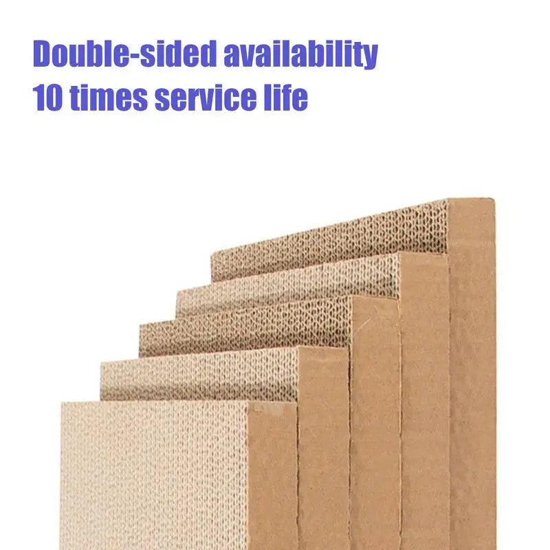 Cat Scratcher Bed 5 Packs in 1 Reversible Thickened Cat Scratch Board Wear-Resistant Cat Furniture for Grinding Claws Exercise