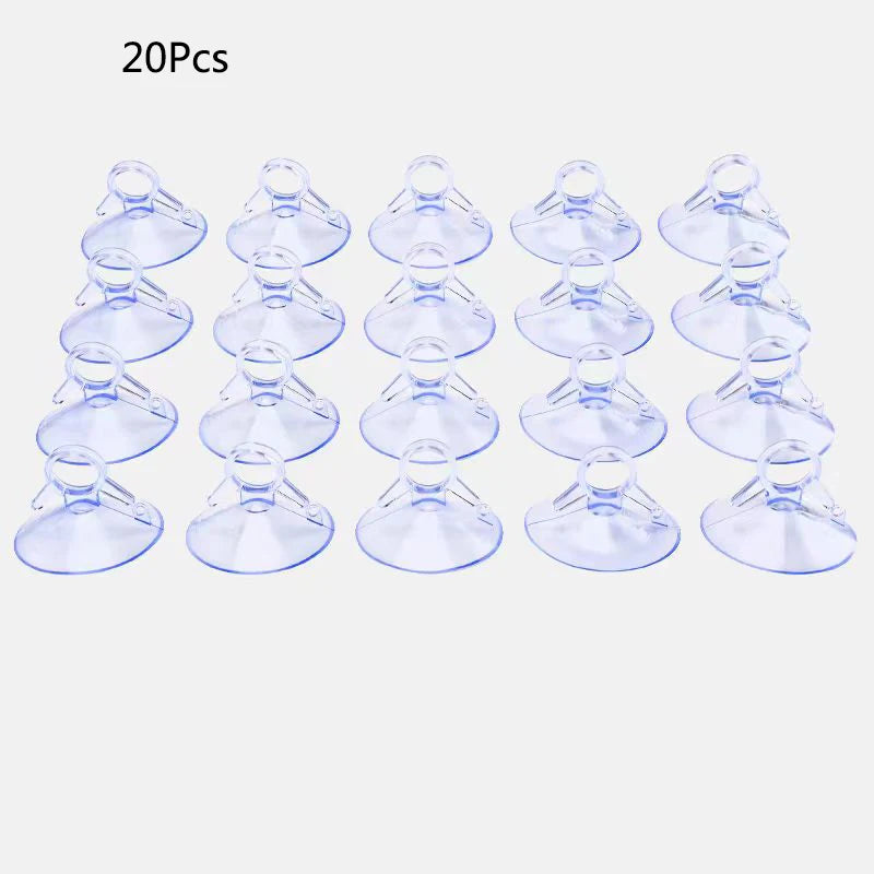 10/20/50Pcs Suction Cup Car Sunshade Sucker Aquarium Suction Cups Swallowtail Suction Pad for Car Glass Window Decor Fish Tank