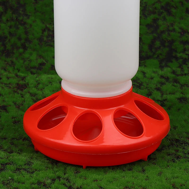 Poultry Thickened Feeder And Drinker Water Food Dispenser Automatic Chicken Birds Chick Waterer Feeding Bucket Container