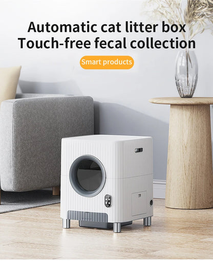 Smart cat toilet litter box extra large anti-splash litter box