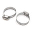 UXCELL 5pcs Adjustable 18-32mm Range Hose Clamps for Aquarium Stainless Tube Holder Clip Flow Clamp Fish Tank Tools Accessories
