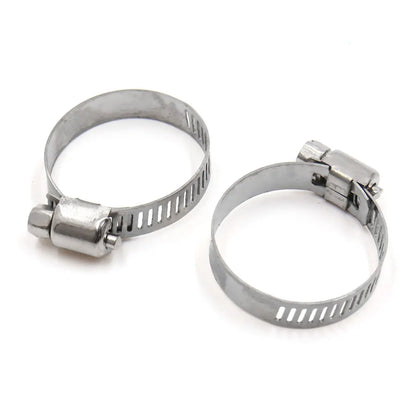 UXCELL 5pcs Adjustable 18-32mm Range Hose Clamps for Aquarium Stainless Tube Holder Clip Flow Clamp Fish Tank Tools Accessories