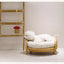 South East Asia Natural Indonesian True Rattan Teddy Nest Summer Cool Round Pomeranian Small Pet Cat Dog Kennel