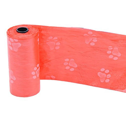 10 Rolls Paw Printing Dog Poop Bag  15 Bags/ Roll Large Cat Waste Bags Doggie Outdoor Home Clean Refill Garbage Bag