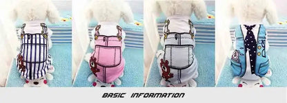 Wholesale Small Pet Dog Clothes Vest Down Jacket Cartoon Cute Chihuahua Tshirt Puppy Yorkshire Terrier Puppy Bulldog Ropa Perro