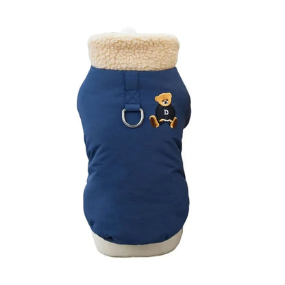 Windproof Dog Winter Coat Waterproof Dog Jacket Warm Dog Apparel Cold Weather Pet Clothing with Fleece Lined for Small Dogs Cats