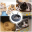 Hooded Cat Bed Cave Adorable Ear Design Cat Beds For Indoor Cats With Anti-Slip Bottom Cozy Pet Cave Comfortable Cat Nest