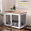 Furniture Dog Cage Dog Box Modern Wooden Steel Wire Pet Large Kennel Cat House Cat Cage Pet House Pet Supplies