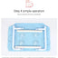 Foldable Cat Window Perch Bed Hammock Cat Window Wall Perch Hammock Seat with 4 Strong Suction Cups