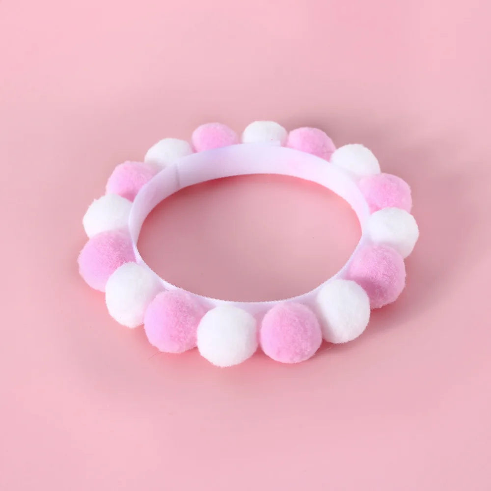 Pet Necklace Collars For Cats Puppy Dogs Cute Plush Ball Collar Adjustable Cat Neck Strap Fashion Pet Party Supplies Accessories