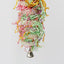 Funny Bird Toys Parrot Toys Swing Parrot Cage Natural loofah Hanging Cockatiel with Bell Parakeet Pet Bird Bites Climb Chew Toys