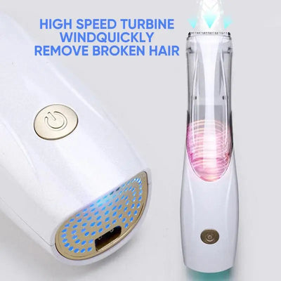 Pet Hair Clipper With Suction USB 3-Speed Vacuum Dog Shaver 1500mAh Rechargeable Low Noise Electric Dog Groomer For Cats