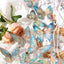 5Style 20pcs/pack INS Butterfly PET Sticker Pack Ice Crystal Laser Gold DIY Handbook Decoration 3D Scrapbook