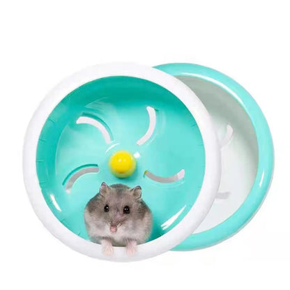 Smooth Hamster Wheel Silent Small Pet Exercise Wheel Plastic Running Toy for Hamster Cage Small Pet Sports Wheel Pet Accessories