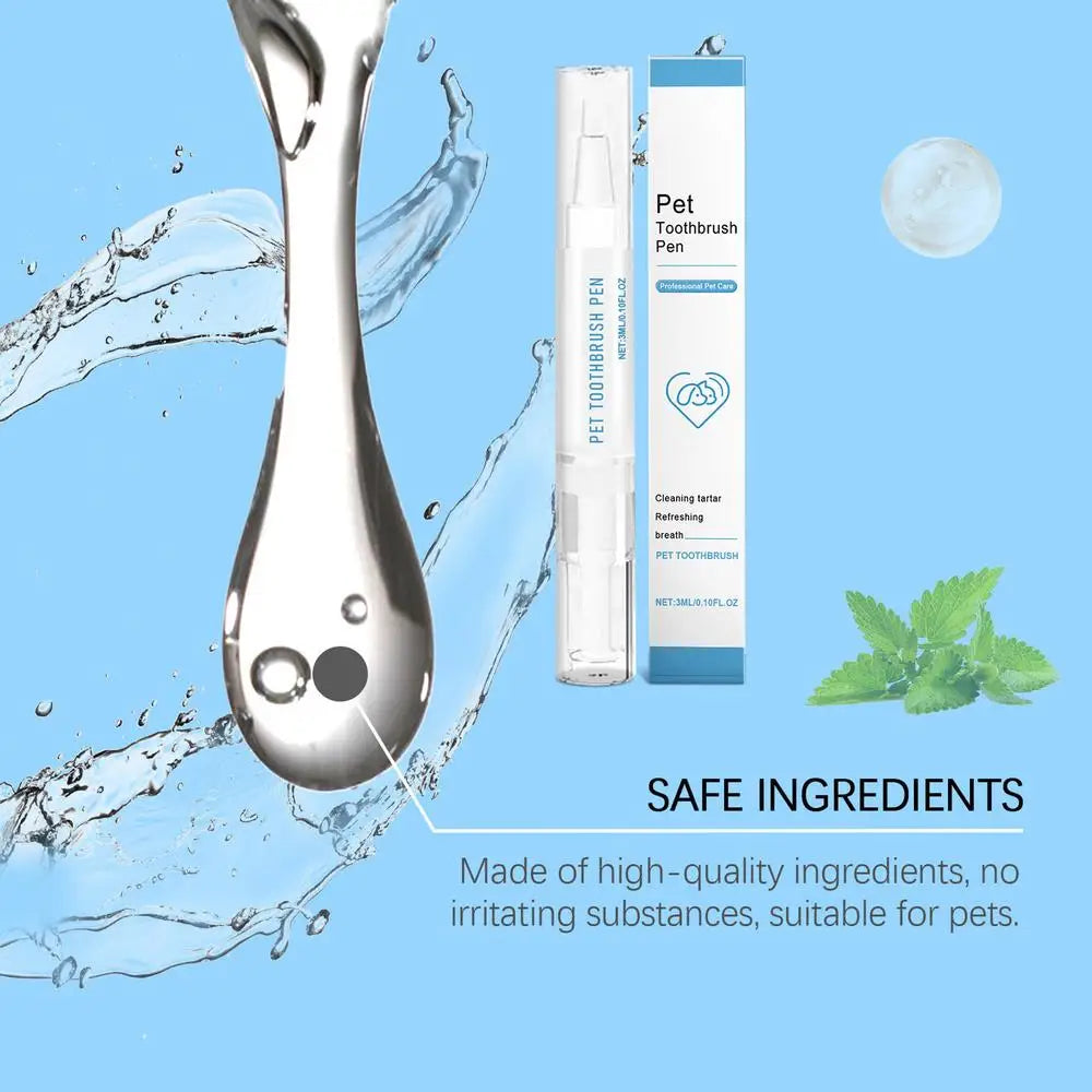 Dog Toothbrush Pen Toothbrush Pen For Cat Cat And Dog Tooth Whiten And Cleaning Toothbrush Pen Brightening Pen For Dog Cats Oral