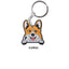 Cartoon Cool Dogs Keychains Bulldog English Springerspaniel Keyrings Maltese Greyhound Key Chains Husky Keeshond Key Rings Gifts